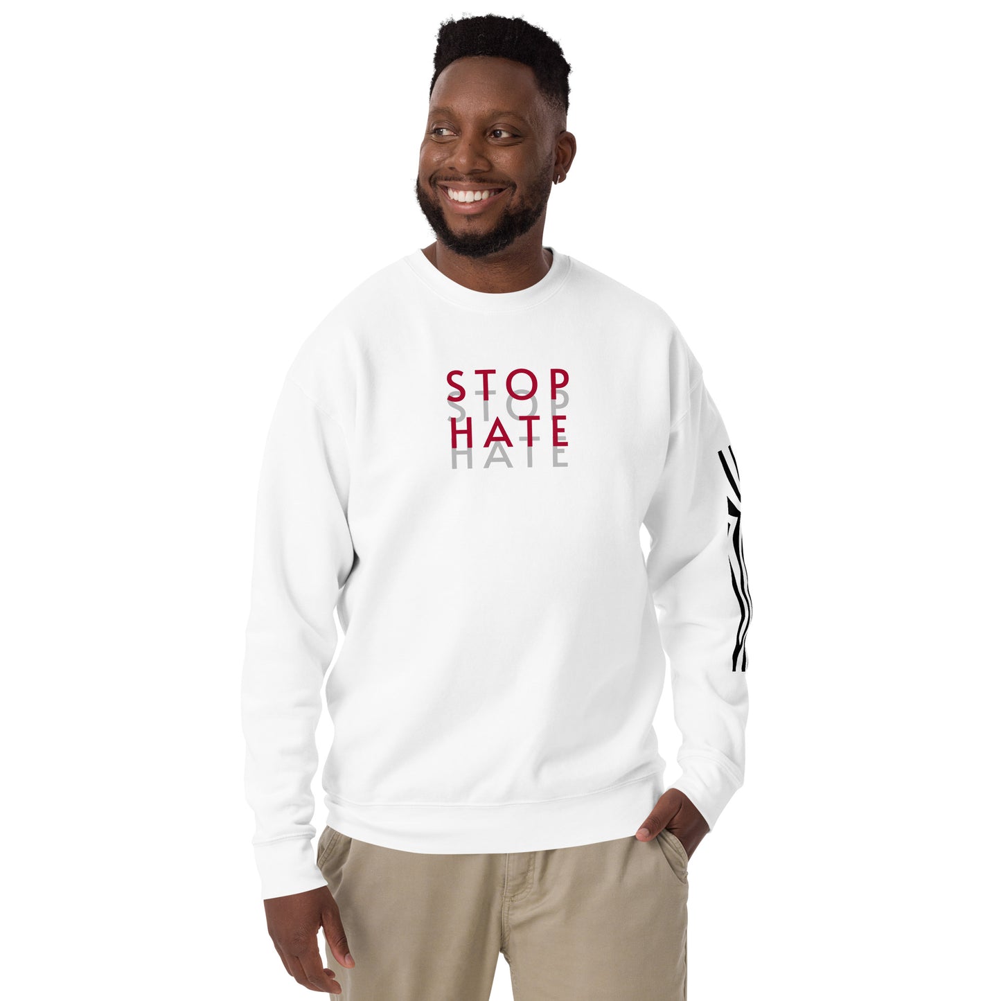STOP HATE Unisex Premium Sweatshirt