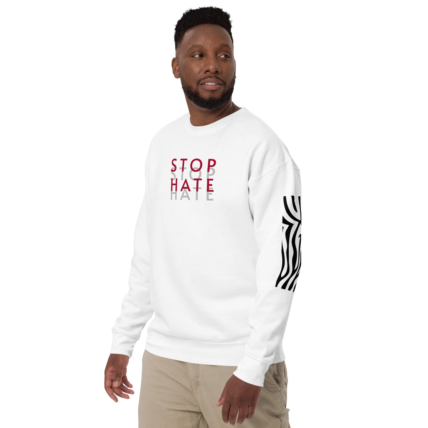 STOP HATE Unisex Premium Sweatshirt