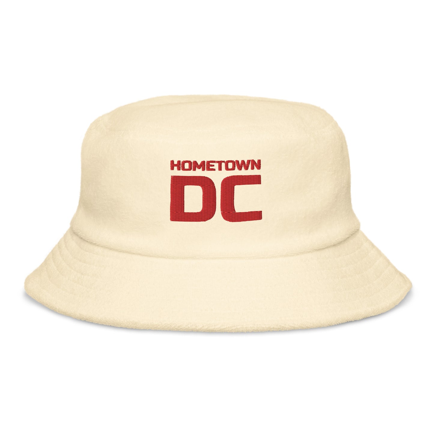 HTDC Unstructured terry cloth bucket hat
