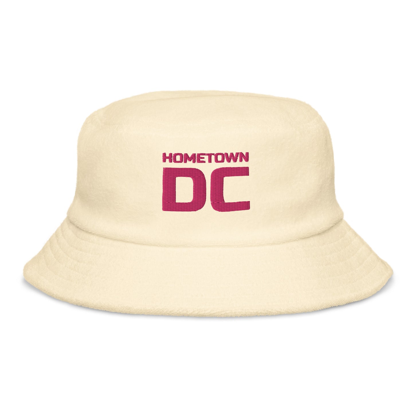 HTDC Unstructured terry cloth bucket hat