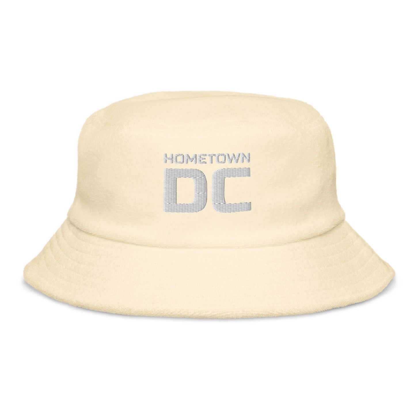 HTDC Unstructured terry cloth bucket hat