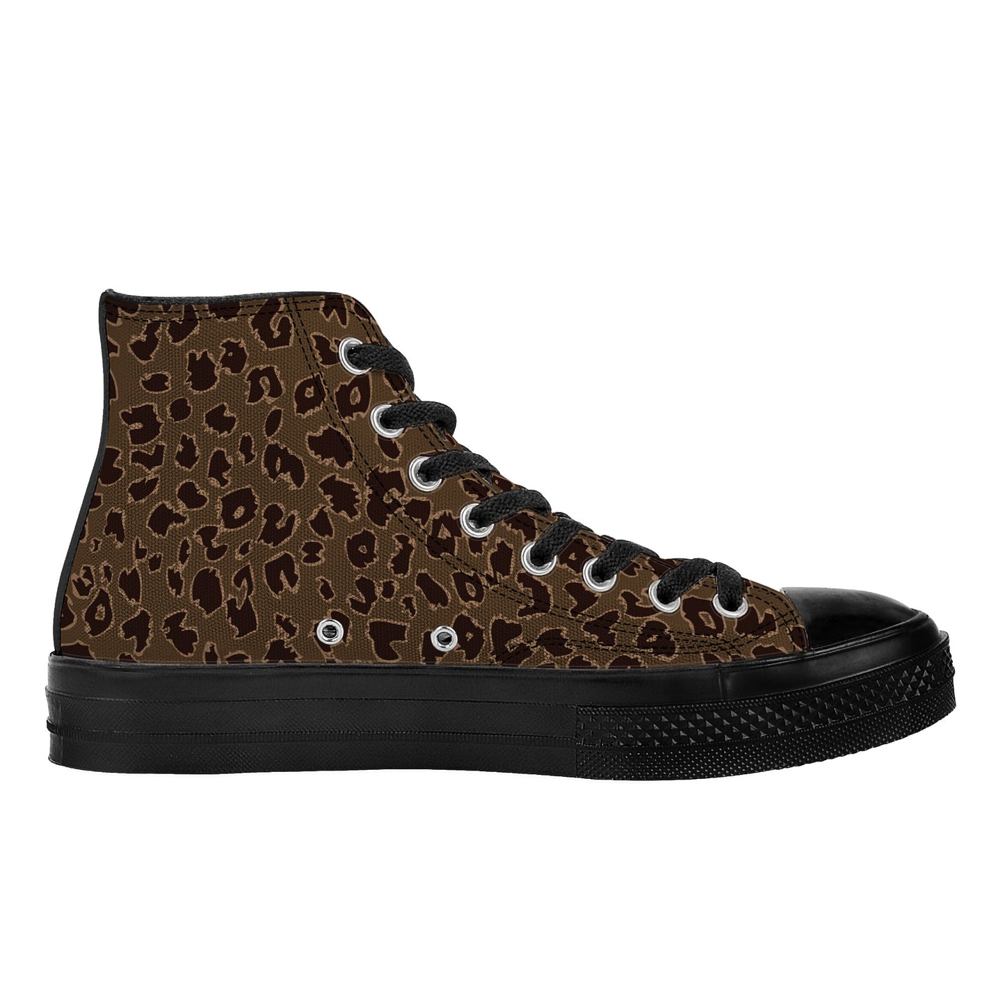AZONTO CHETAH High Top Canvas Shoes - Black