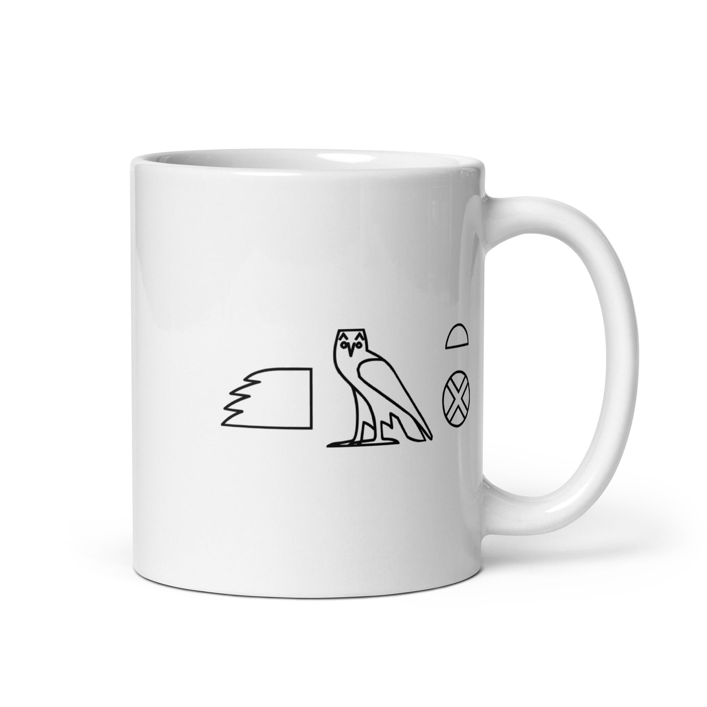 MAAT FOREVER White glossy mug KEMET