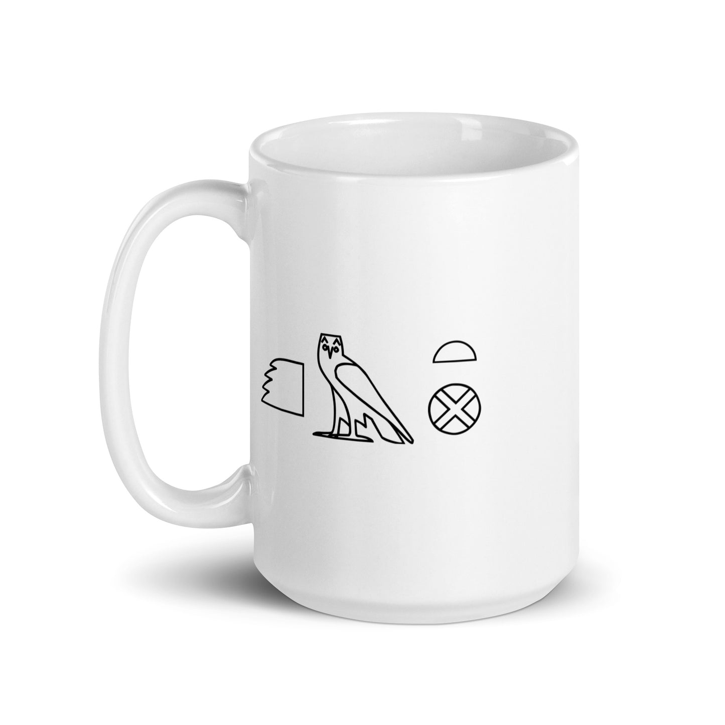 MAAT FOREVER White glossy mug KEMET