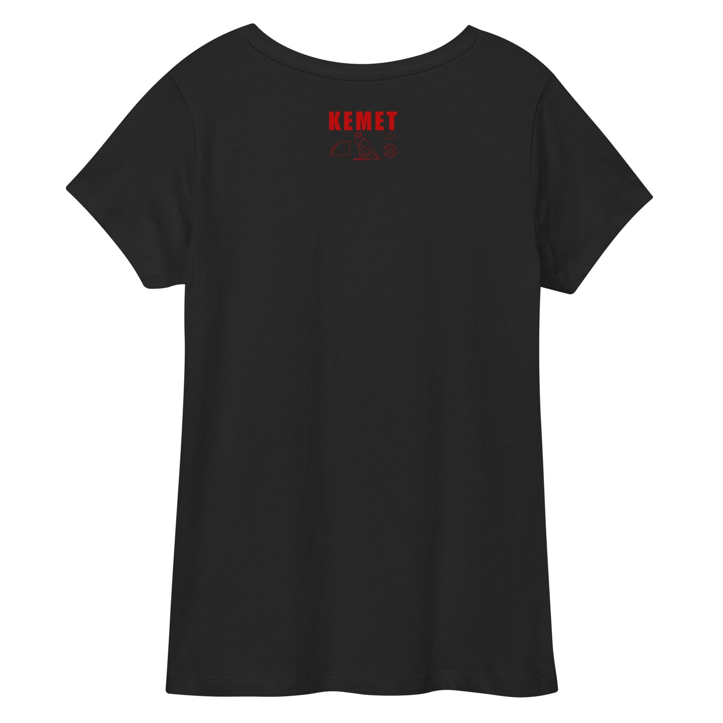 MAAT FOREVER Women’s fitted v-neck t-shirt KEMET