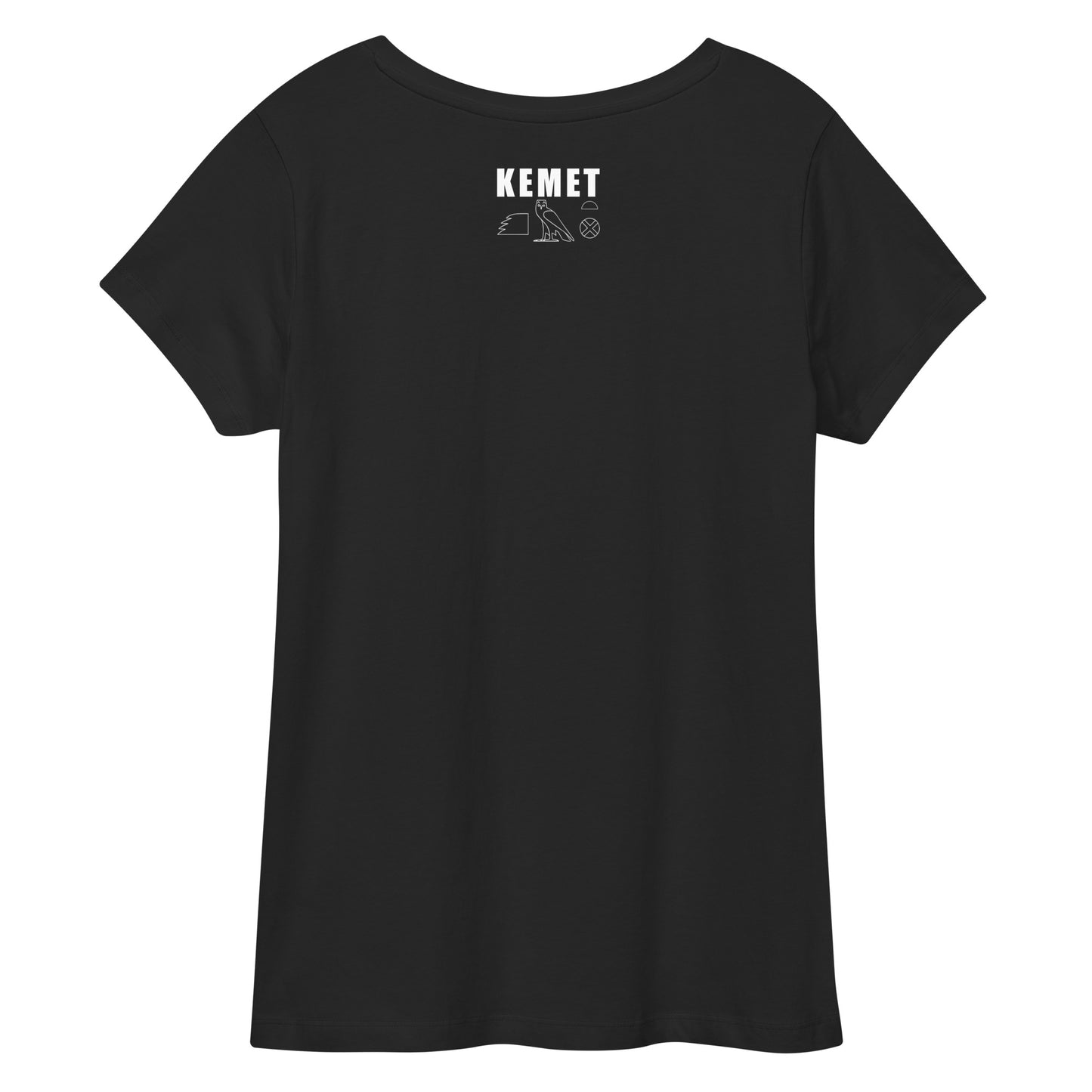 MAAT FOREVER Women’s fitted v-neck t-shirt KEMET