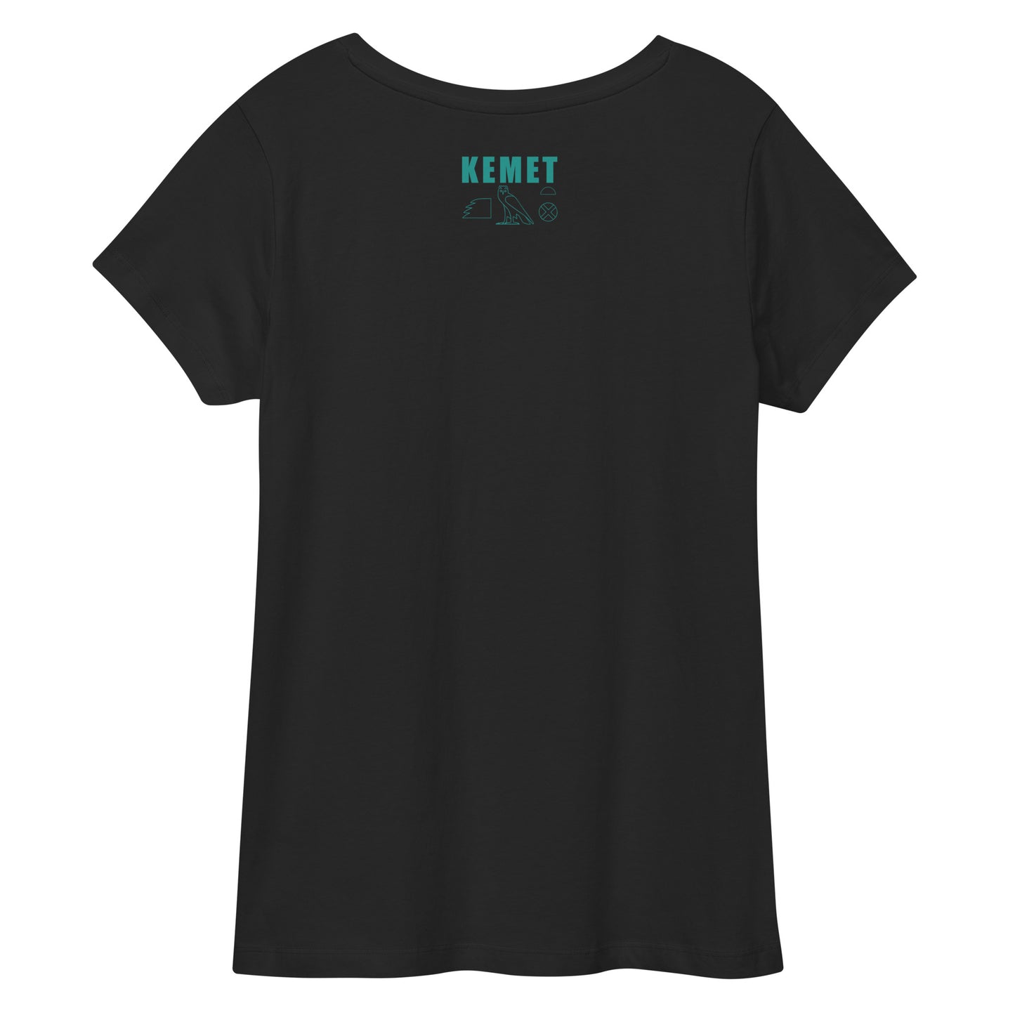 MAAT FOREVER Women’s fitted v-neck t-shirt KEMET