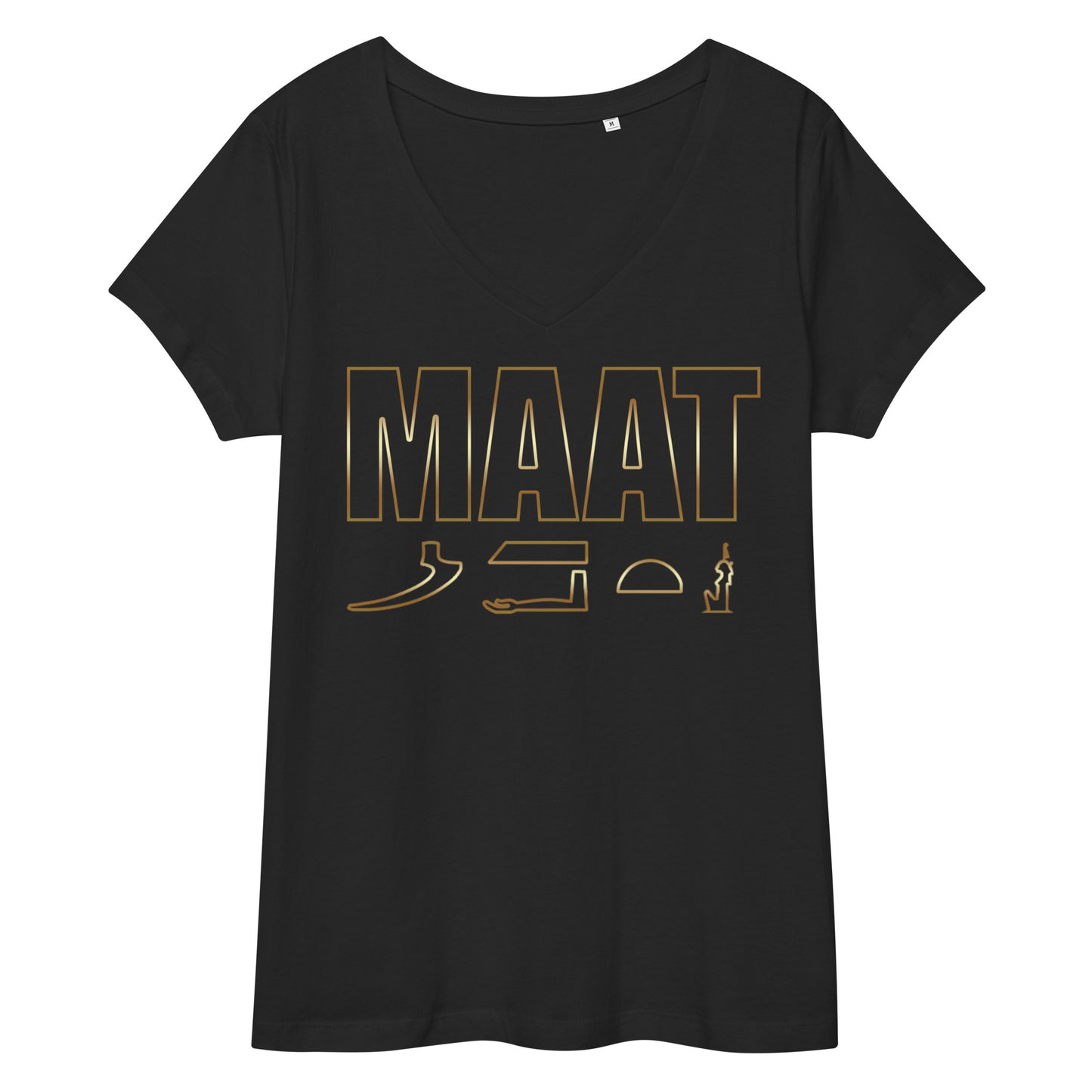 MAAT FOREVER Women’s fitted v-neck t-shirt MAAT