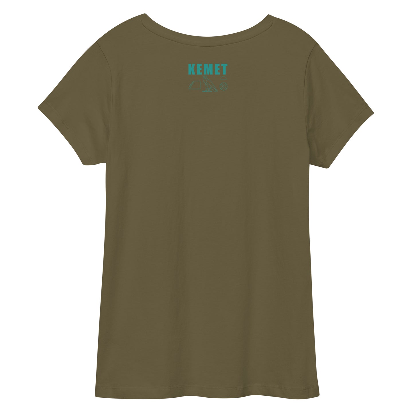 MAAT FOREVER Women’s fitted v-neck t-shirt KEMET