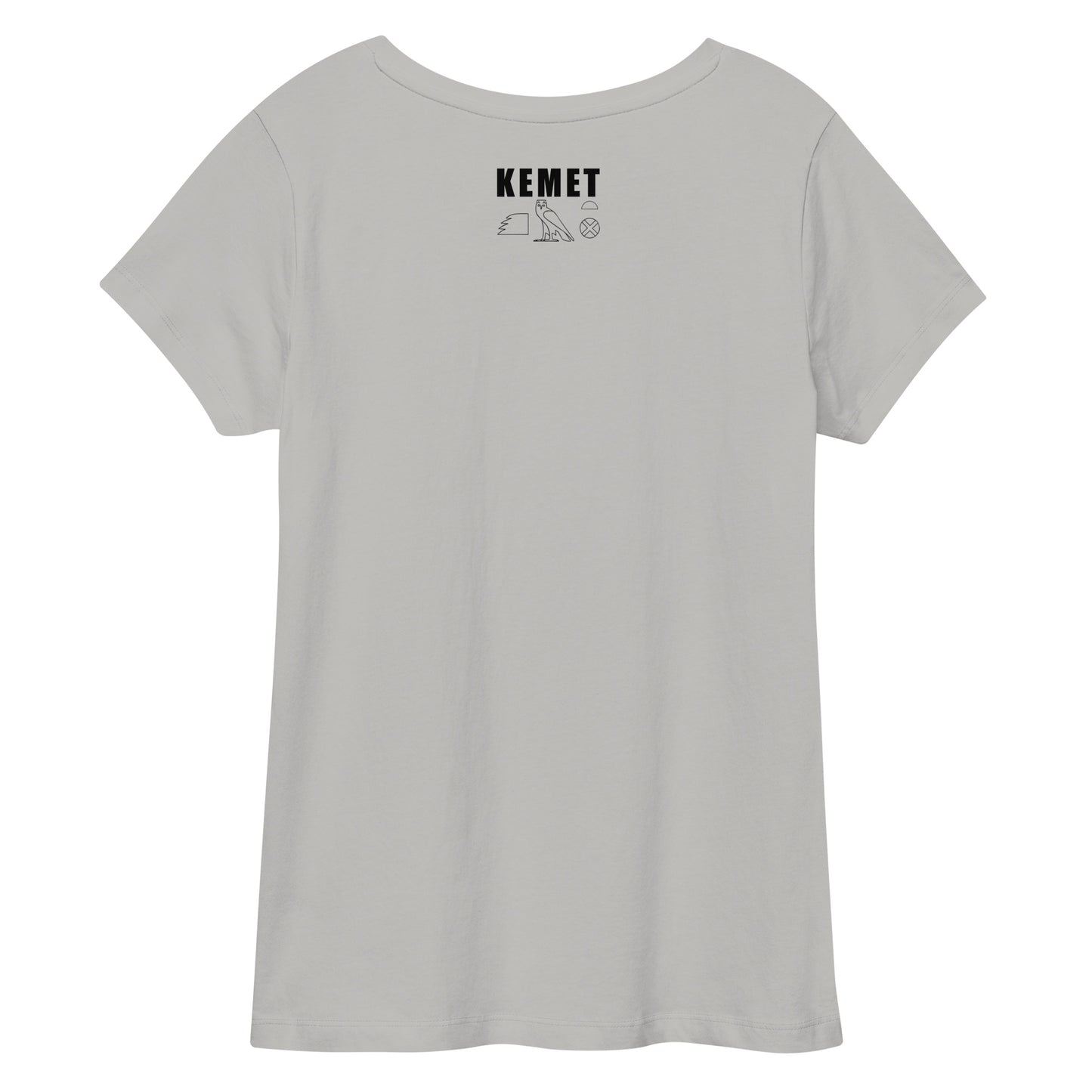 MAAT FOREVER Women’s fitted v-neck t-shirt KEMET