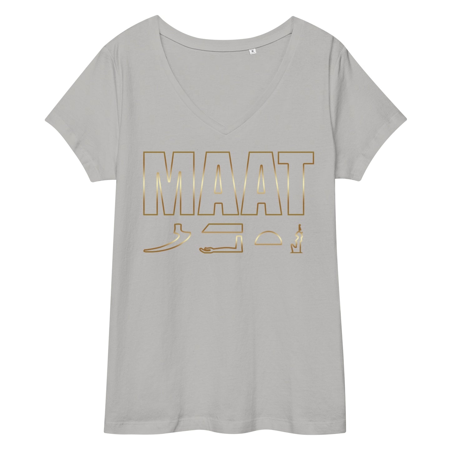 MAAT FOREVER Women’s fitted v-neck t-shirt MAAT