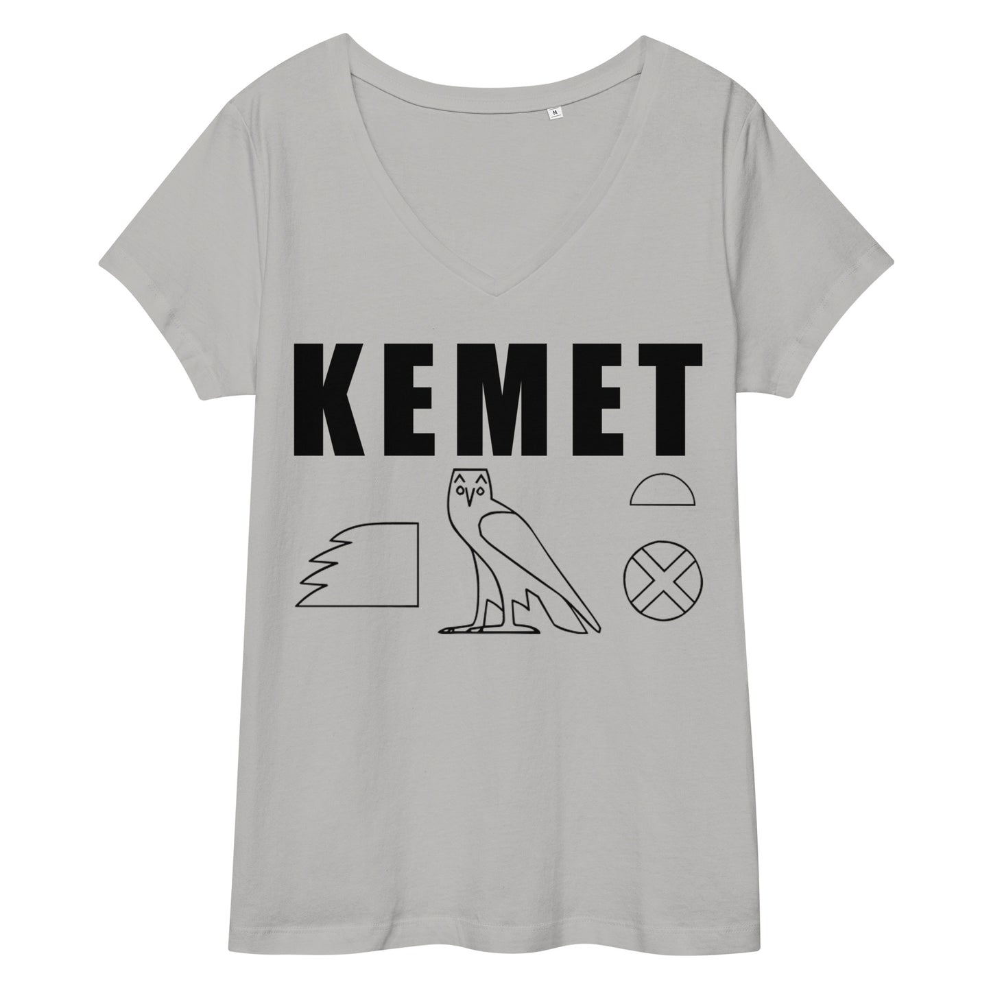 MAAT FOREVER Women’s fitted v-neck t-shirt KEMET