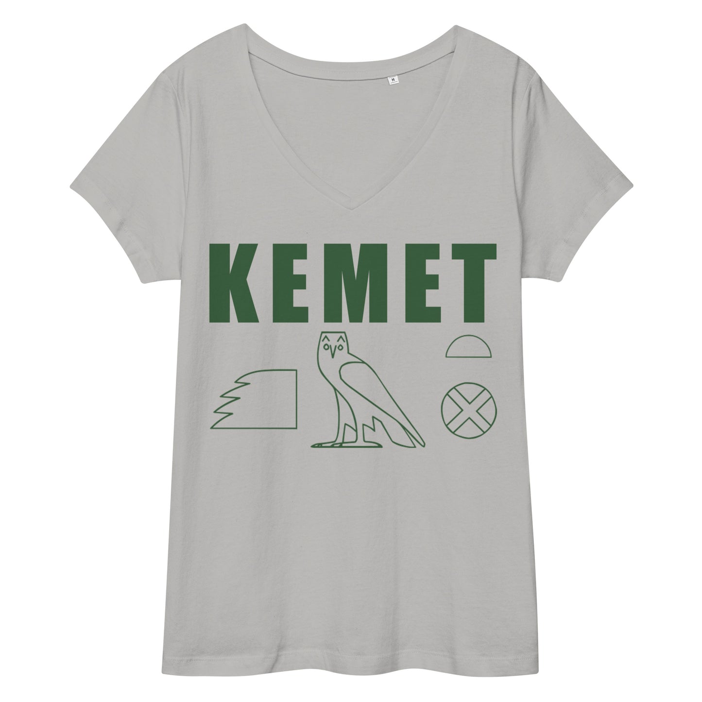 MAAT FOREVER Women’s fitted v-neck t-shirt KEMET