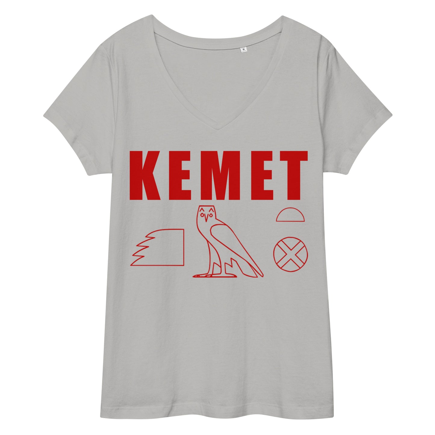MAAT FOREVER Women’s fitted v-neck t-shirt KEMET