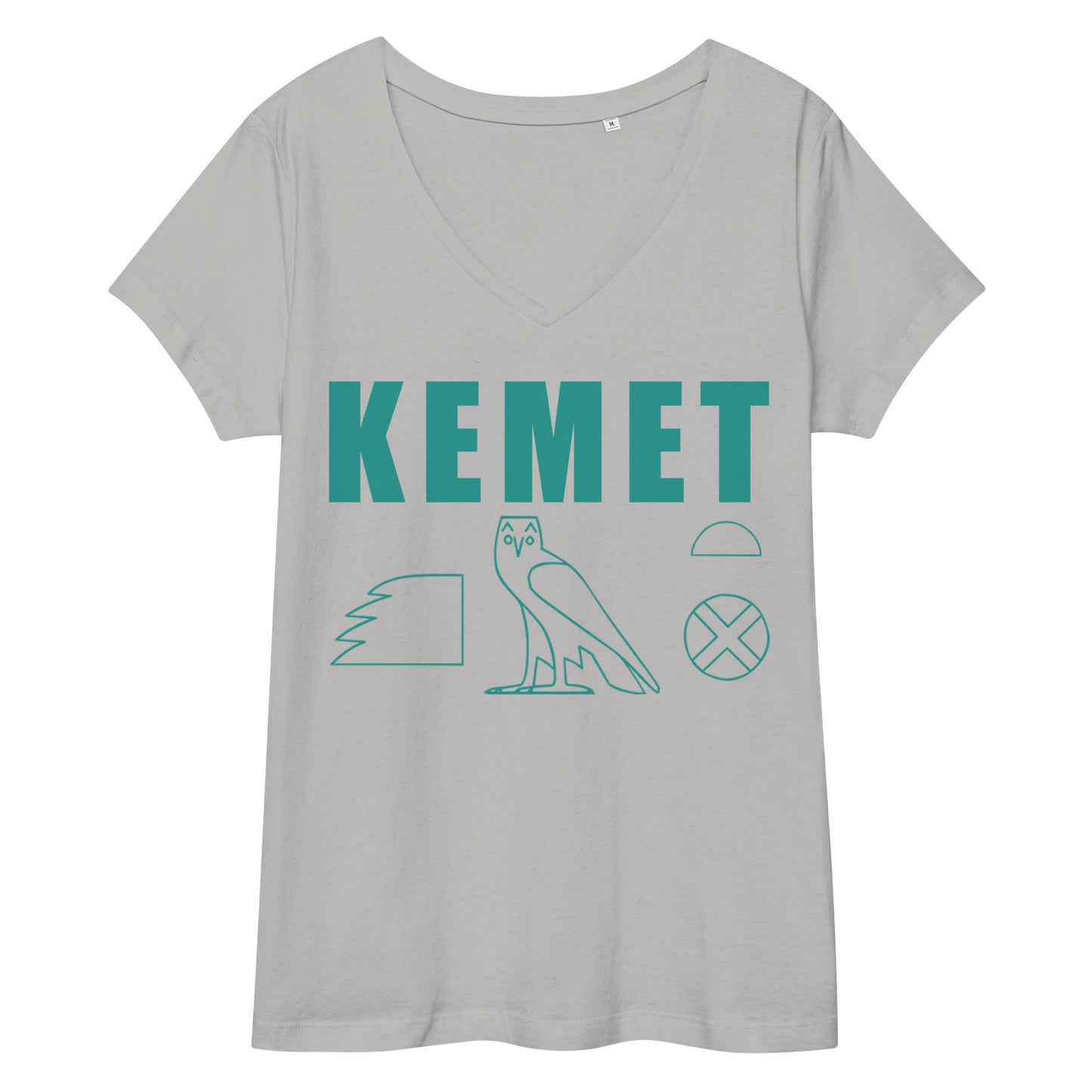 MAAT FOREVER Women’s fitted v-neck t-shirt KEMET