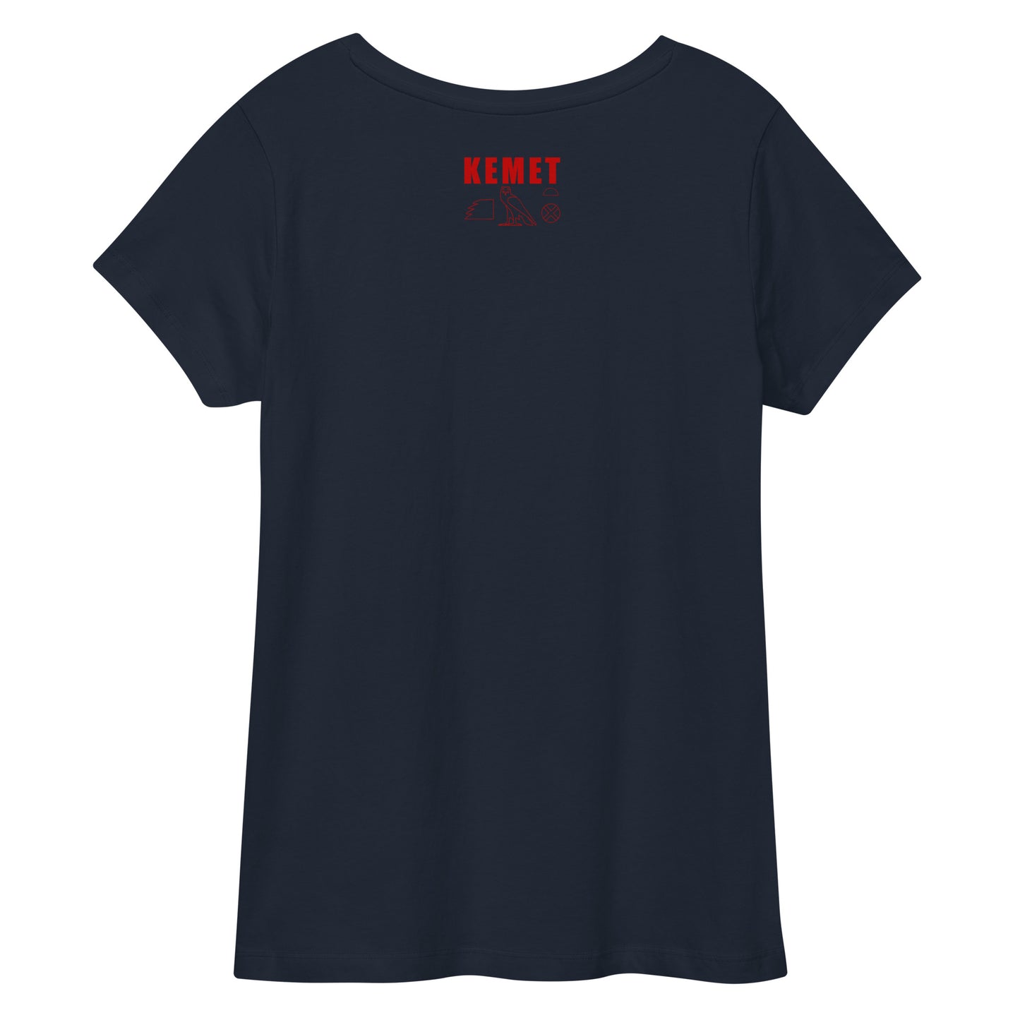 MAAT FOREVER Women’s fitted v-neck t-shirt KEMET