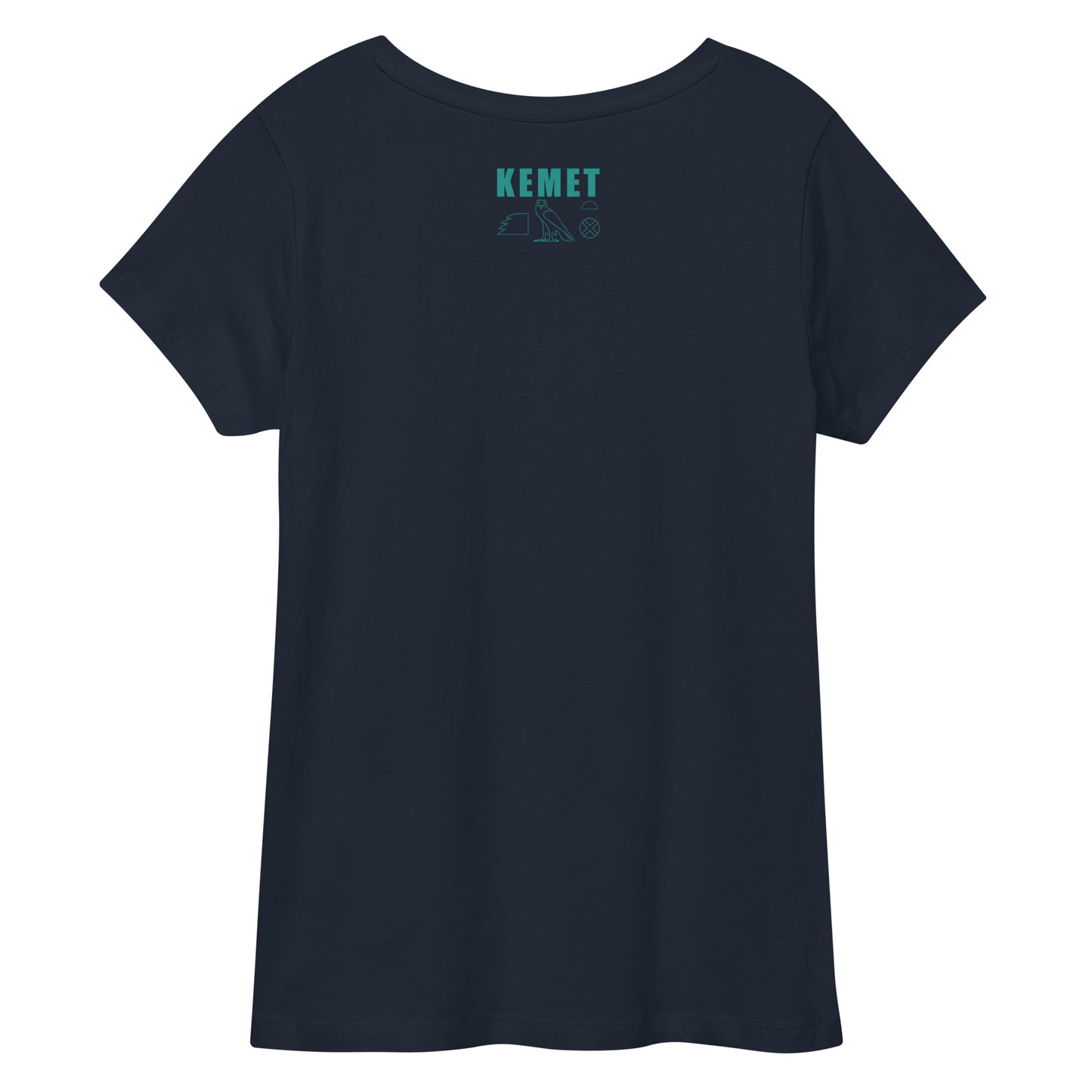 MAAT FOREVER Women’s fitted v-neck t-shirt KEMET