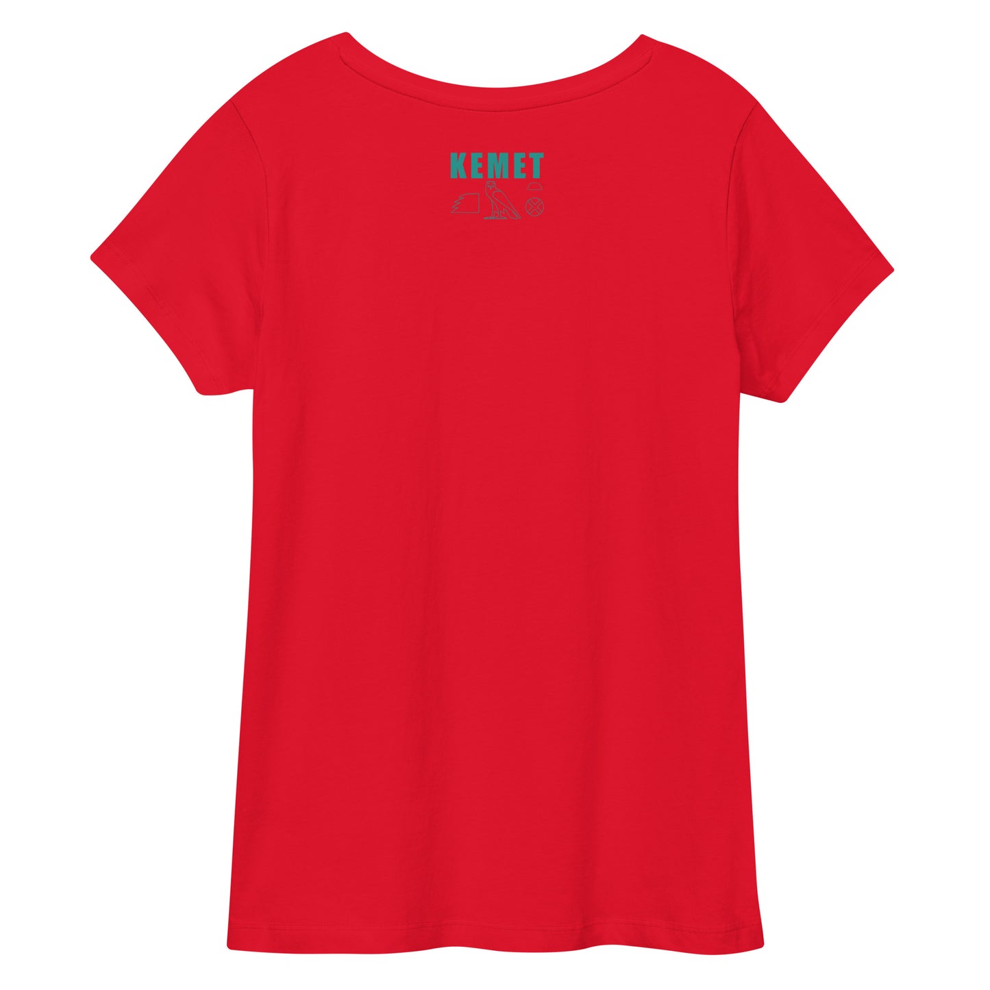 MAAT FOREVER Women’s fitted v-neck t-shirt KEMET