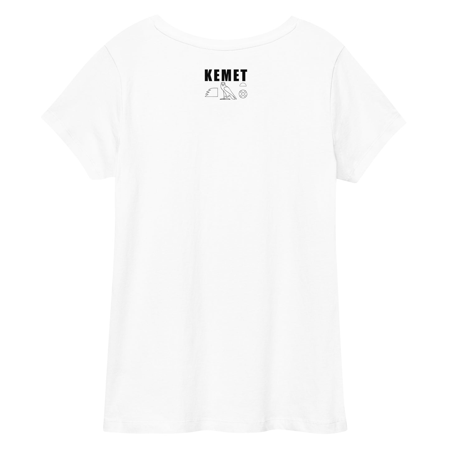 MAAT FOREVER Women’s fitted v-neck t-shirt KEMET