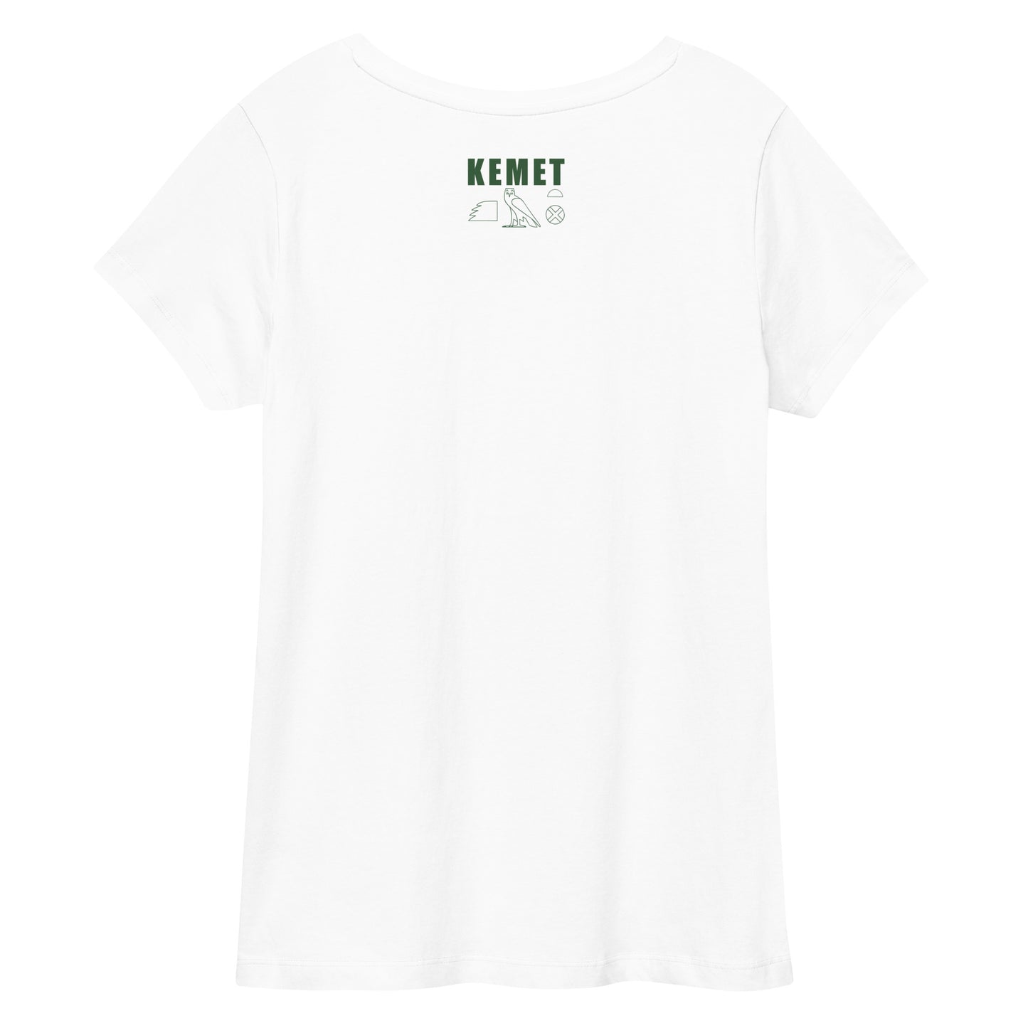 MAAT FOREVER Women’s fitted v-neck t-shirt KEMET