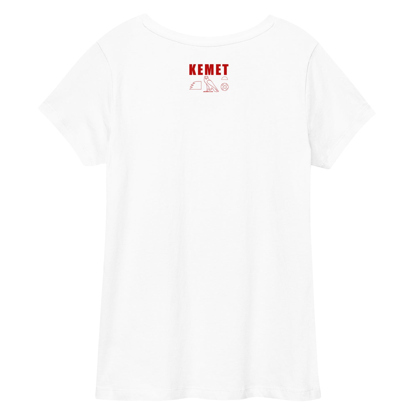 MAAT FOREVER Women’s fitted v-neck t-shirt KEMET