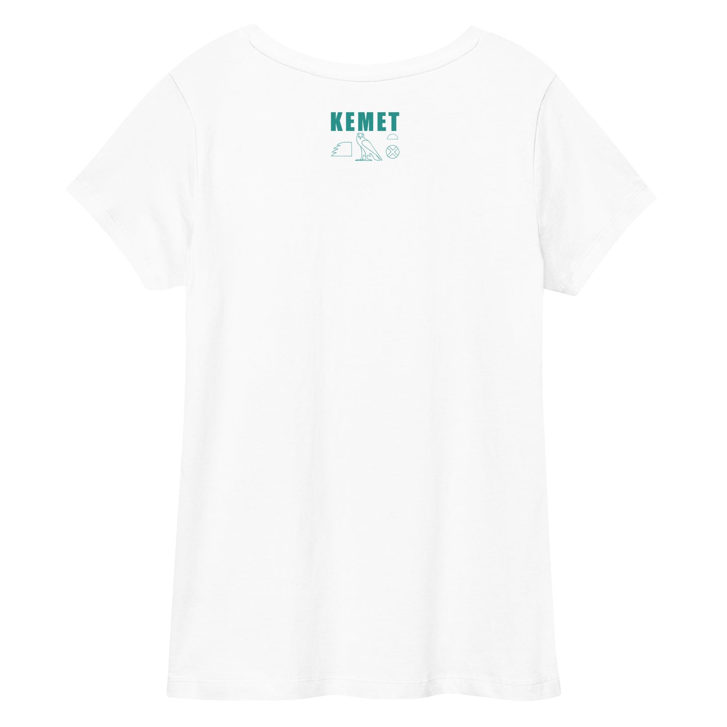 MAAT FOREVER Women’s fitted v-neck t-shirt KEMET