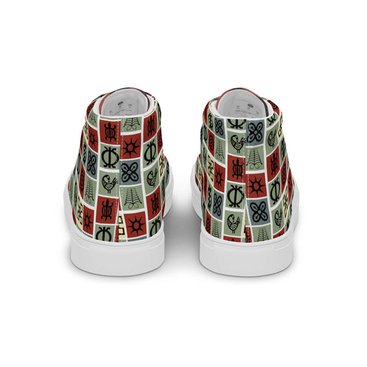 AZONTO Women’s high top canvas shoes