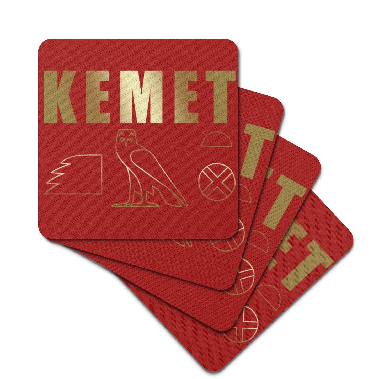 MAAT FOREVER Rubber Coasters Sets