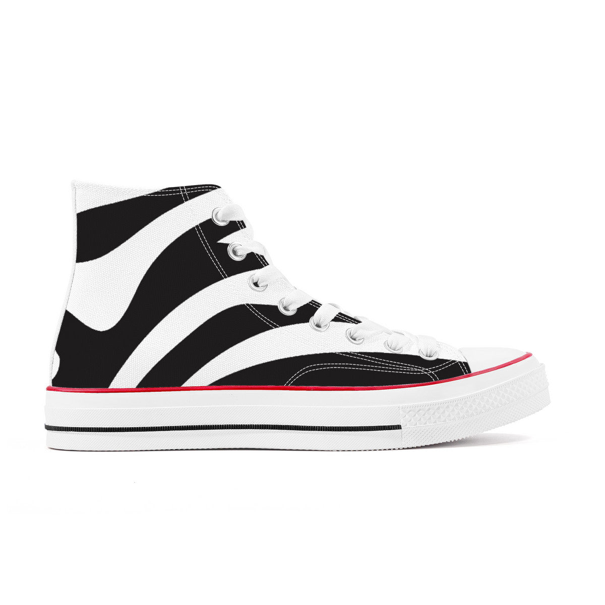 AZONTO ZEBULAN D70 High Top Canvas Shoes - White