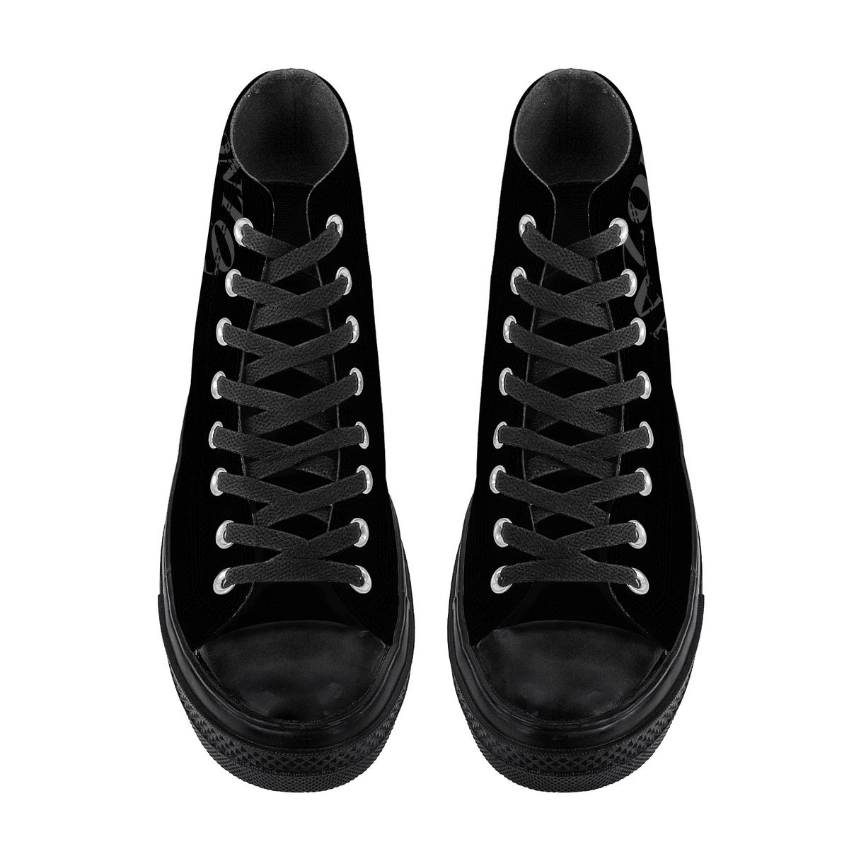 AZONTO SF_D71 High Top Canvas Shoes - Black