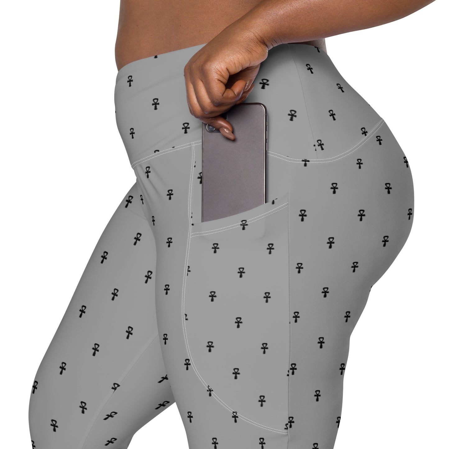 MAAT FOREVER Leggings with pockets ANKH