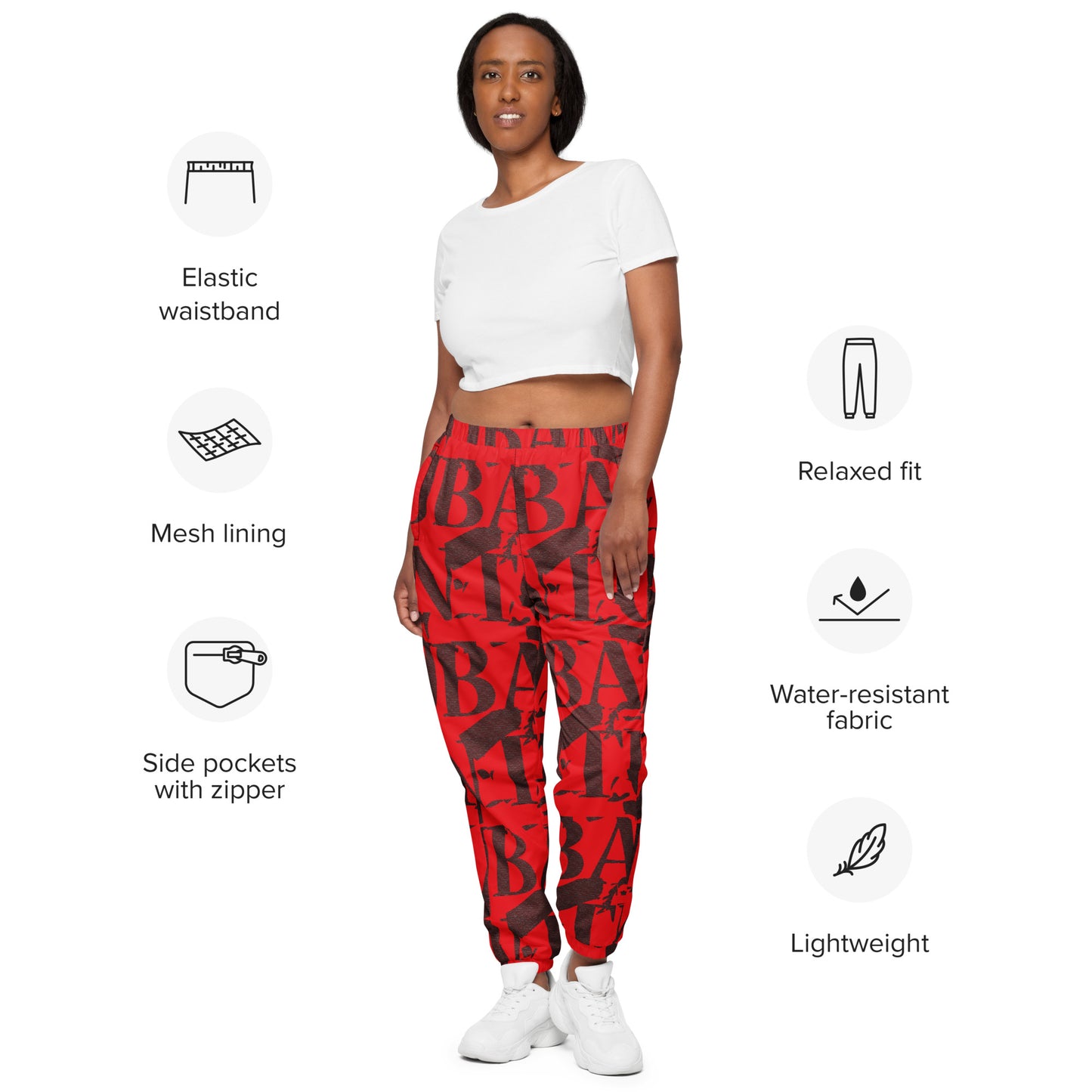 BANTU R G Unisex track pants