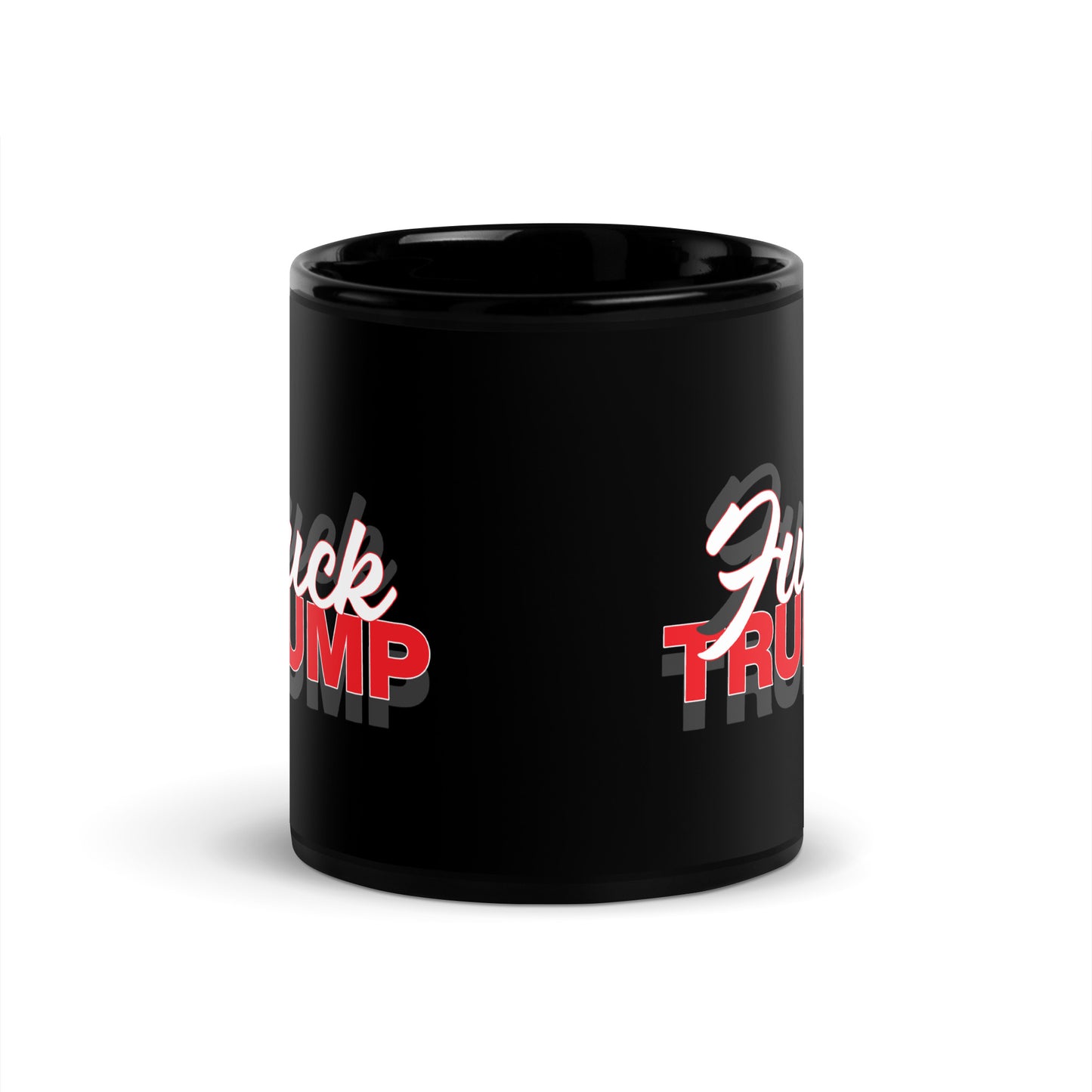 F TRUMP Black Glossy Mug