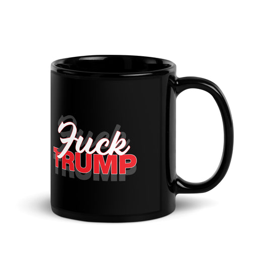 F TRUMP Black Glossy Mug