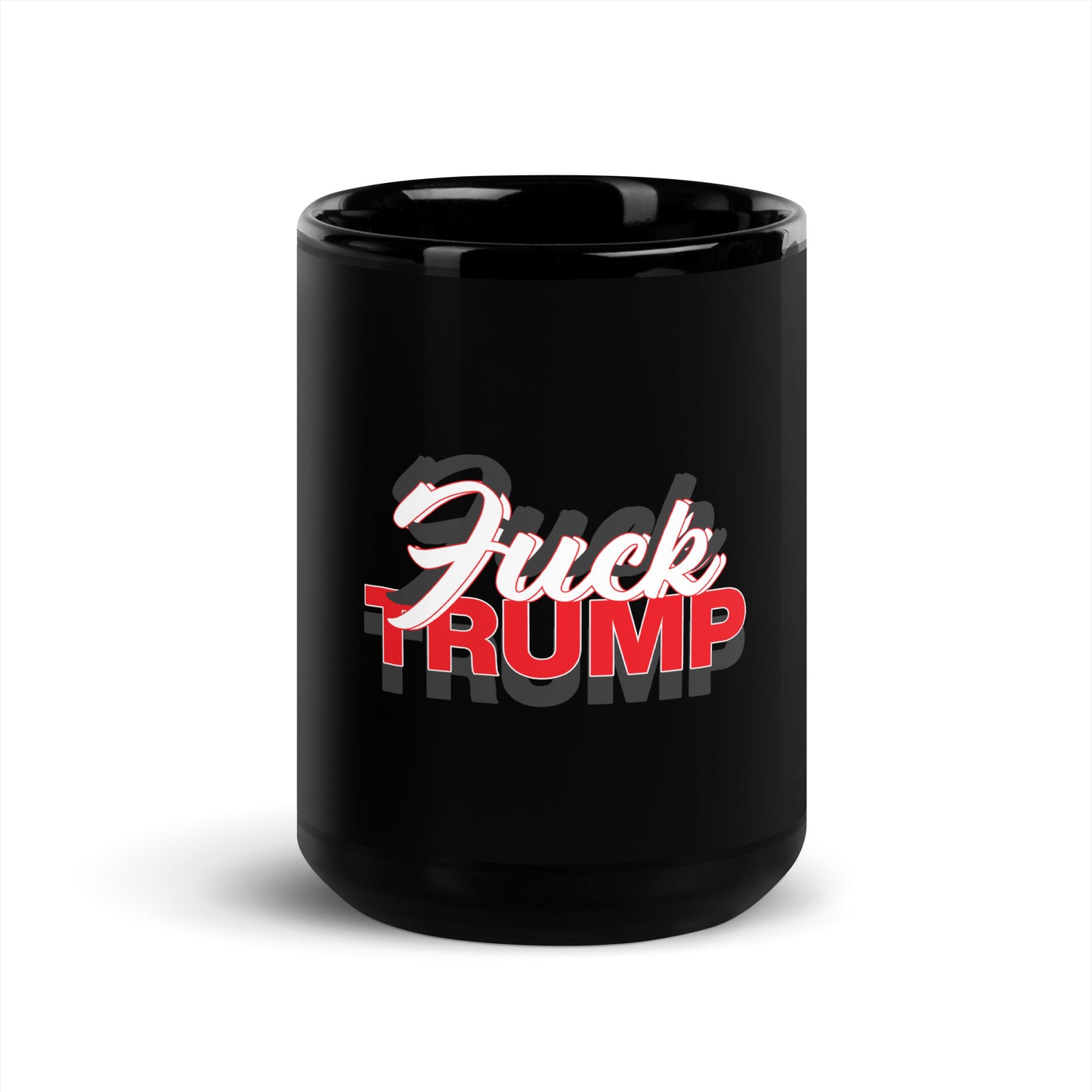 F TRUMP Black Glossy Mug