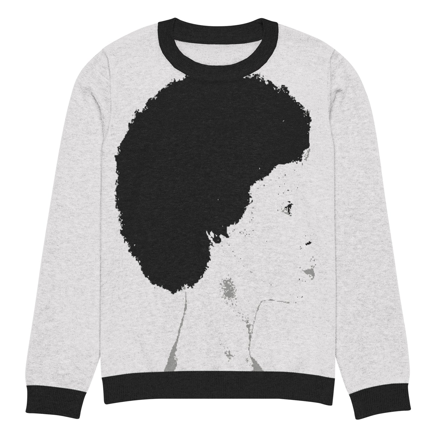 AFRO LADY Knitted crew neck sweater