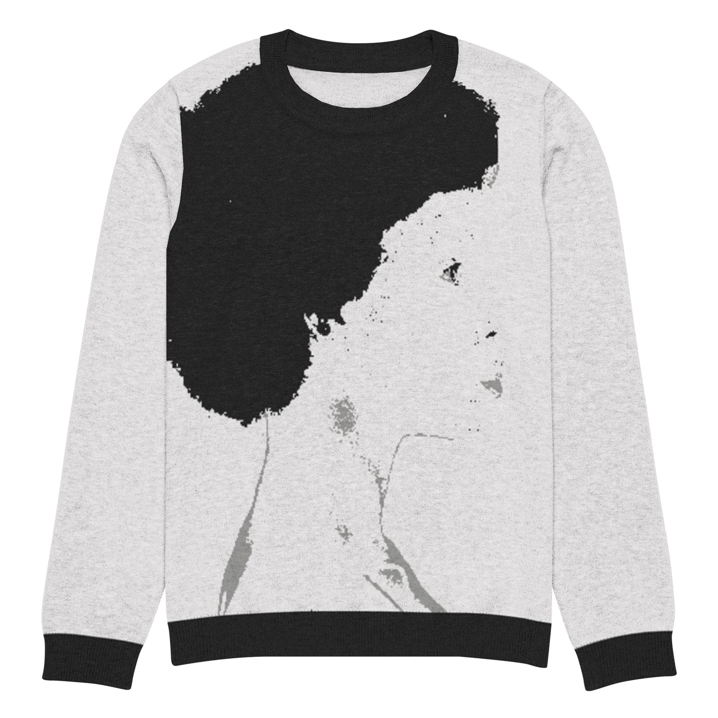 AFRO LADY Knitted crew neck sweater