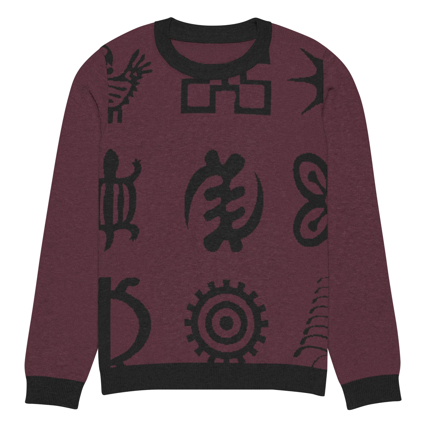 AZONTO Knitted crew neck sweater