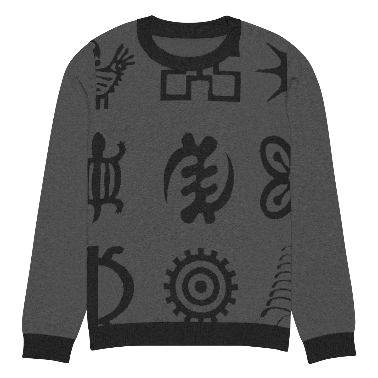 AZONTO Knitted crew neck sweater