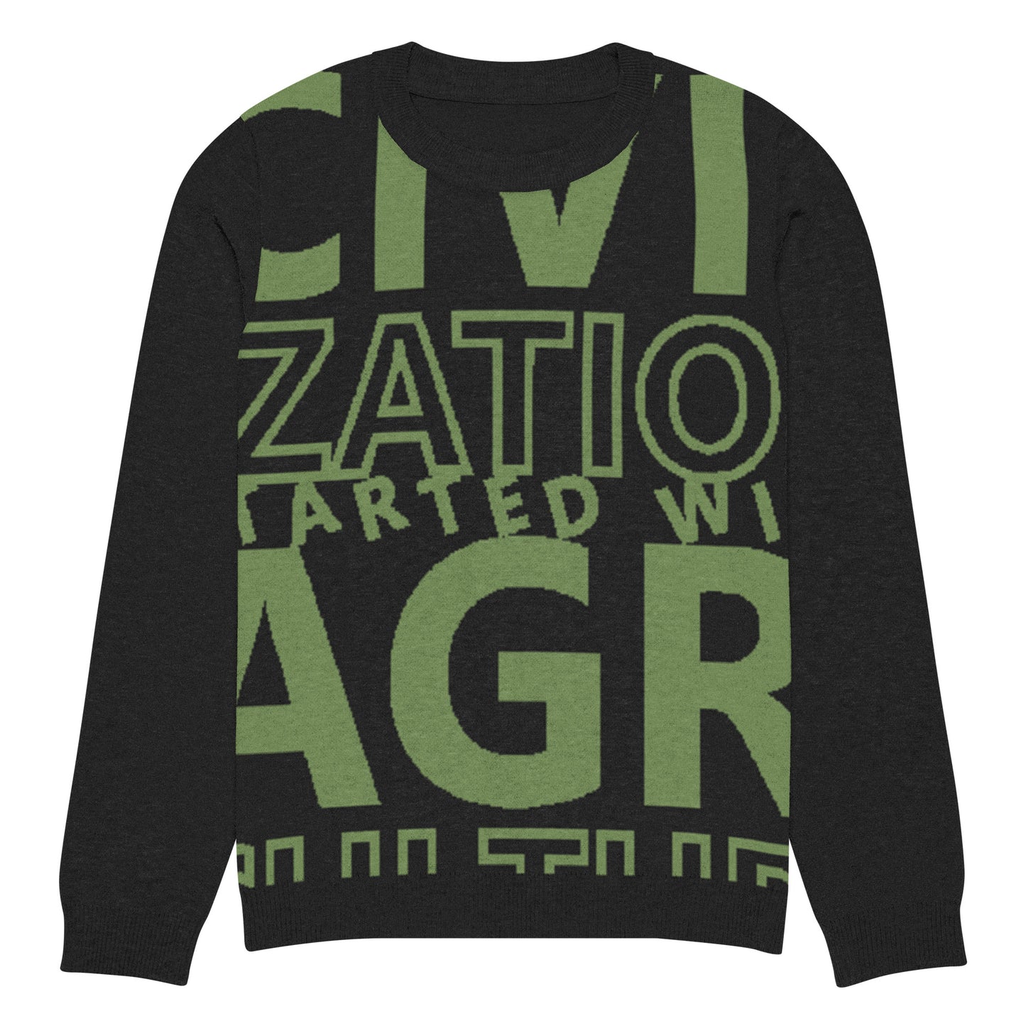 CIVILIZATION Knitted crew neck sweater