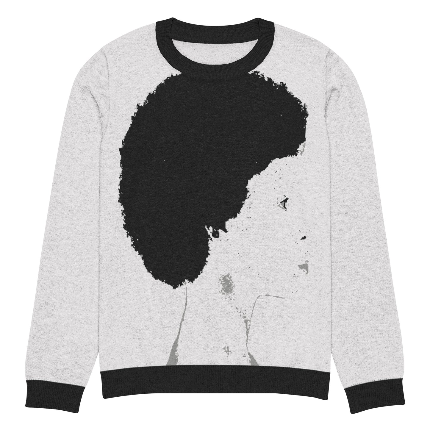 AFRO LADY Knitted crew neck sweater