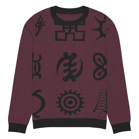 AZONTO Knitted crew neck sweater