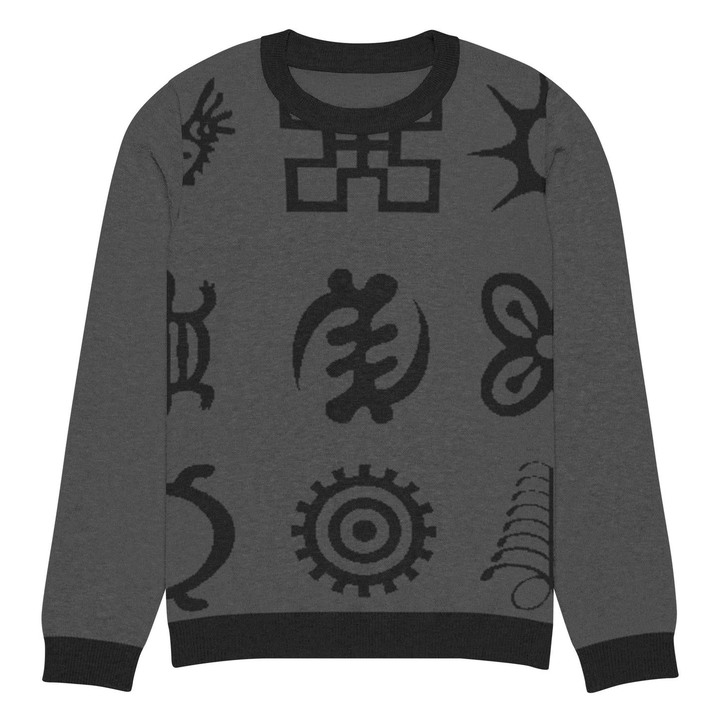 AZONTO Knitted crew neck sweater