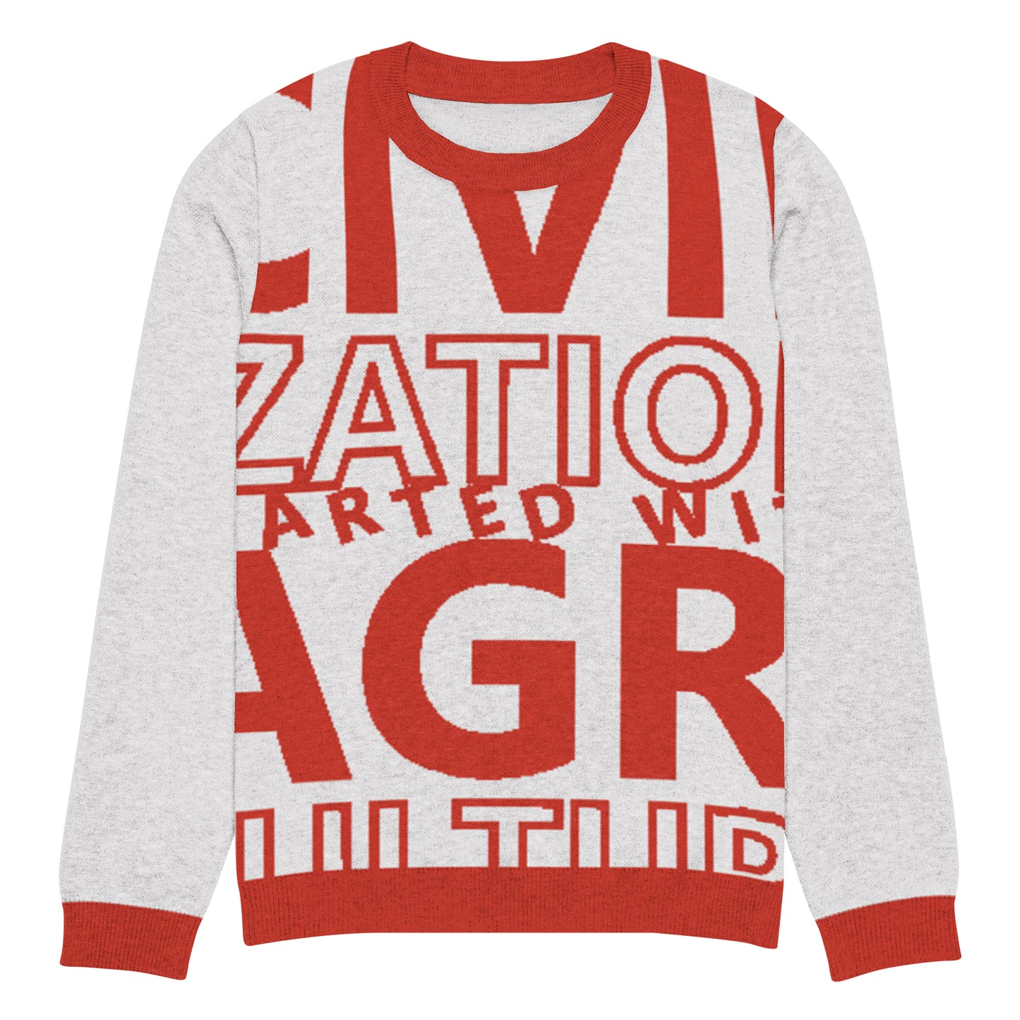 CIVILIZATION Knitted crew neck sweater