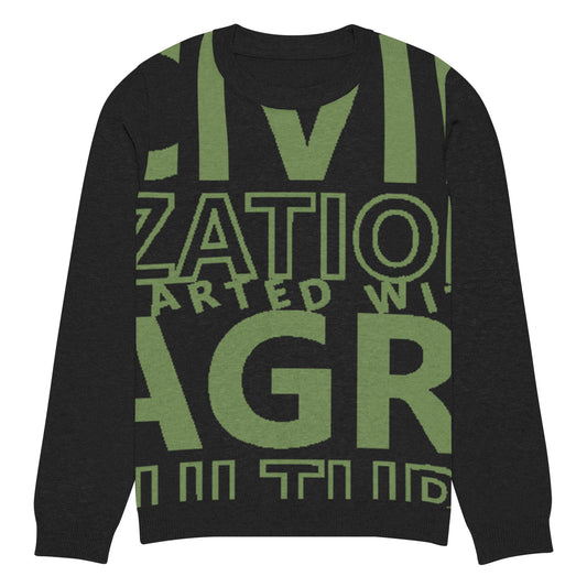 CIVILIZATION Knitted crew neck sweater