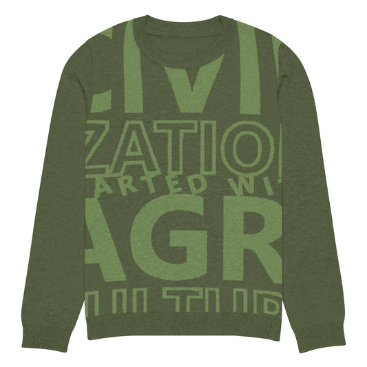 CIVILIZATION Knitted crew neck sweater