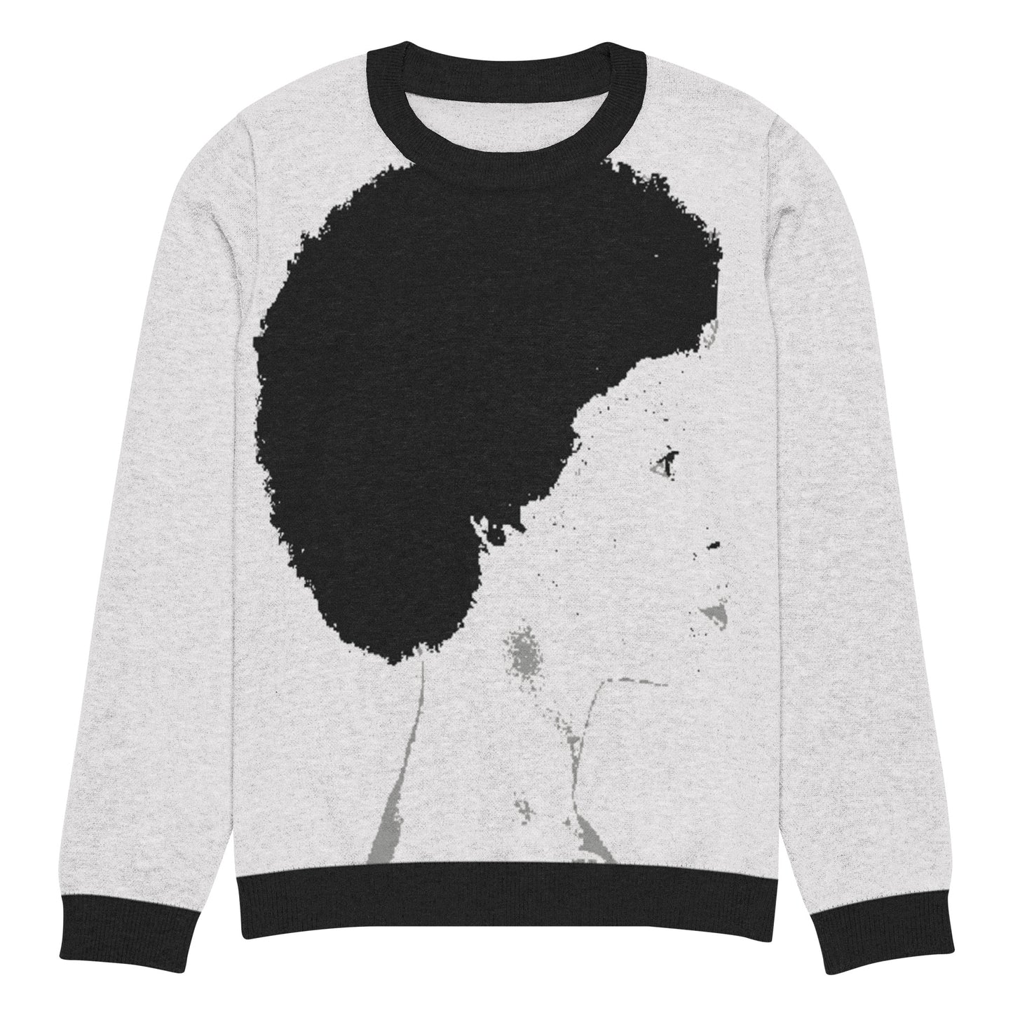 AFRO LADY Knitted crew neck sweater