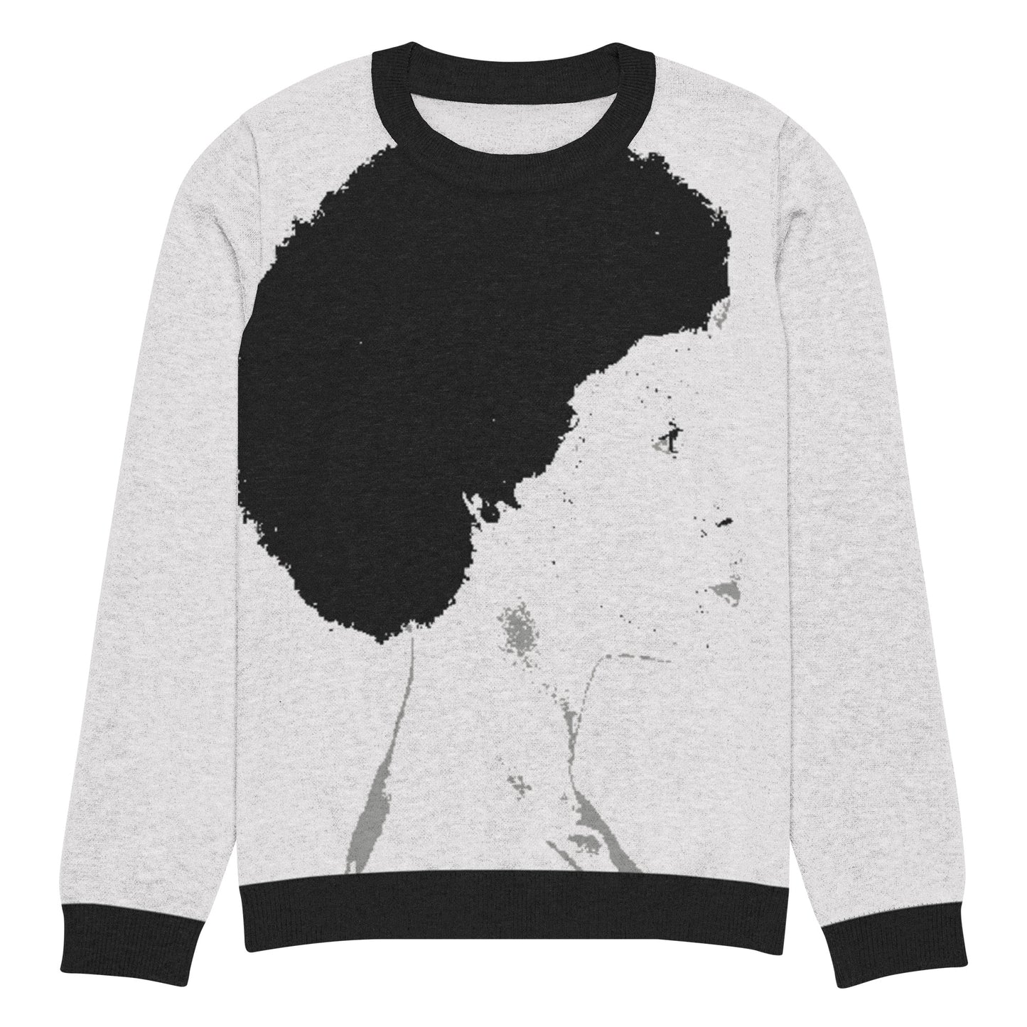 AFRO LADY Knitted crew neck sweater