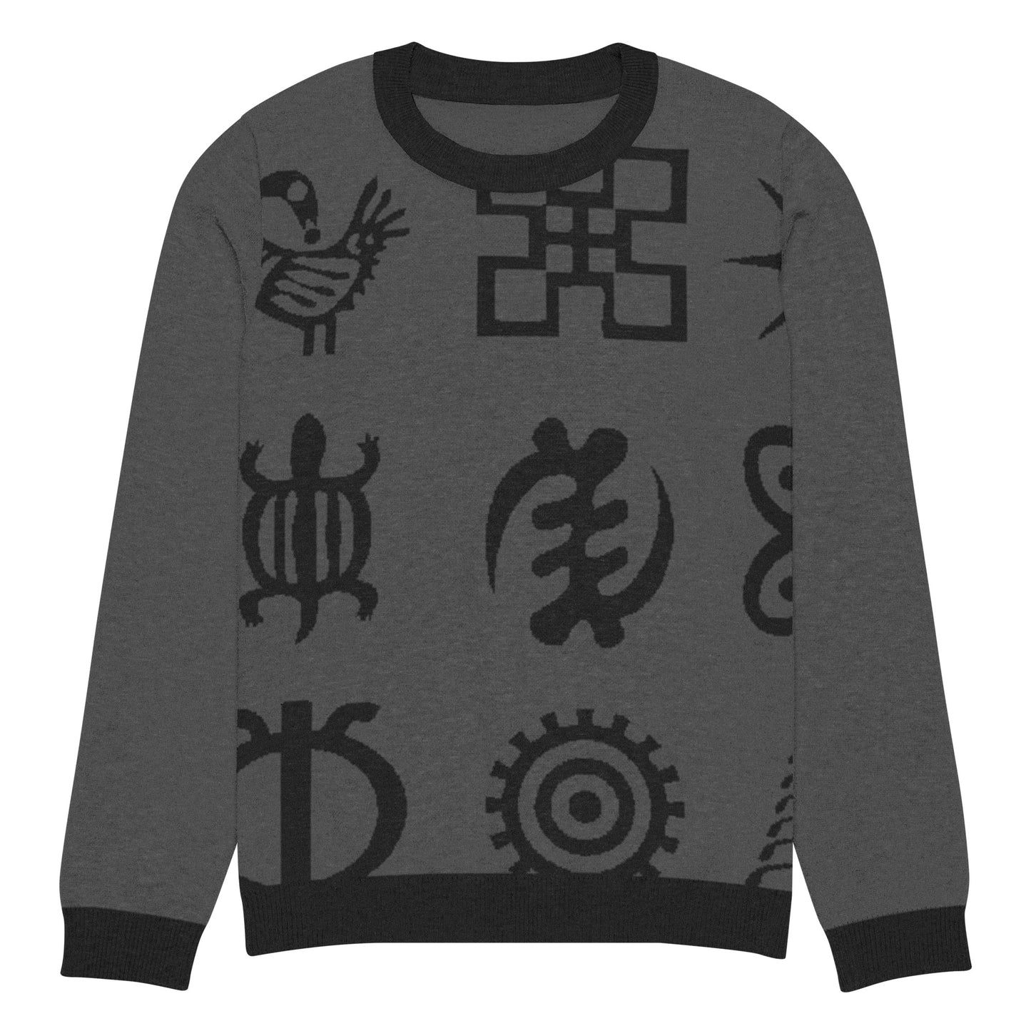 AZONTO Knitted crew neck sweater