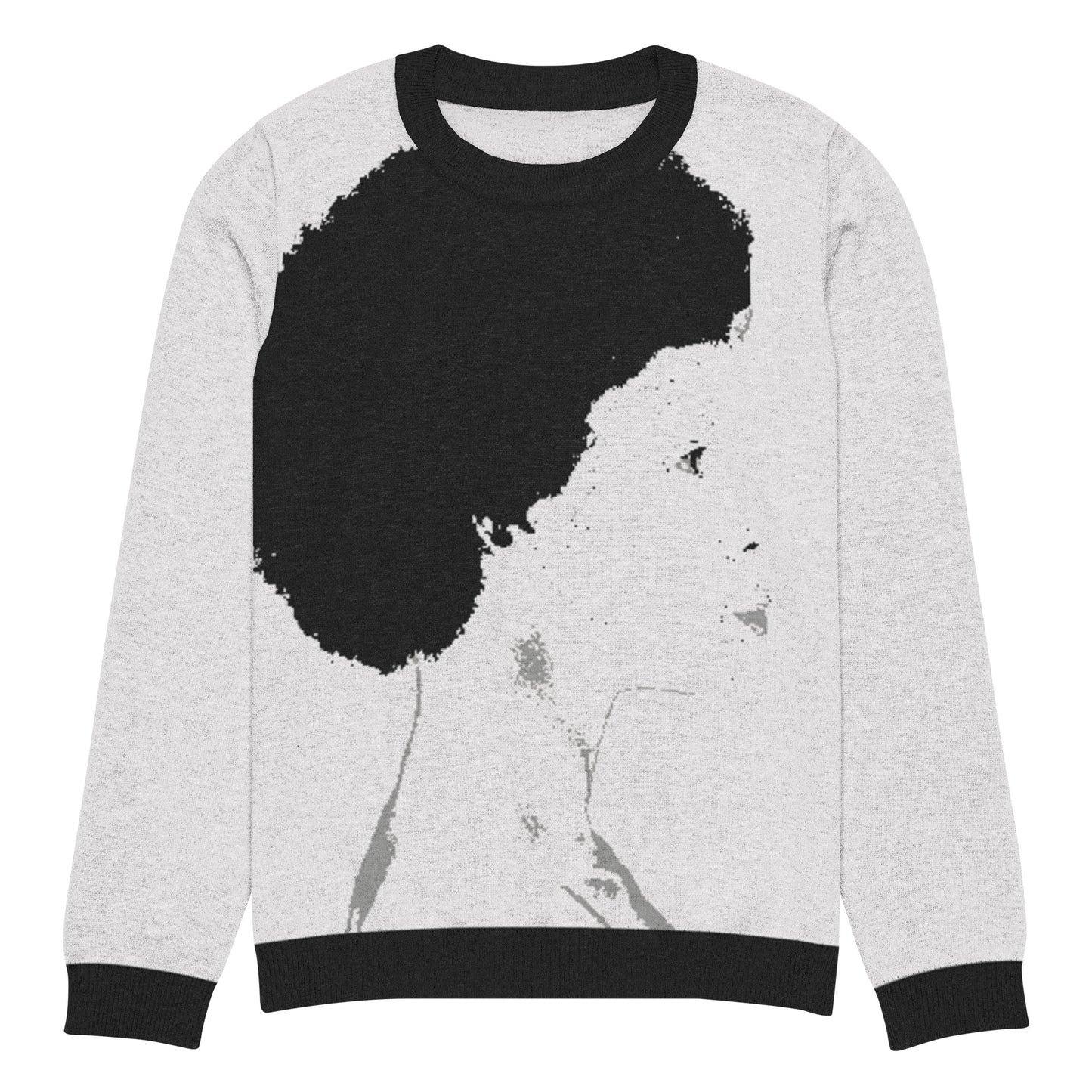 AFRO LADY Knitted crew neck sweater